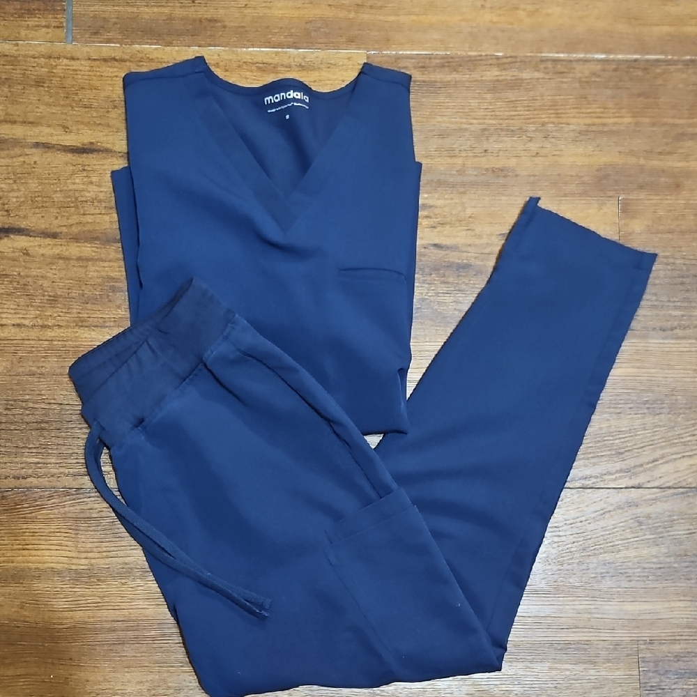 Navy Scrub Set